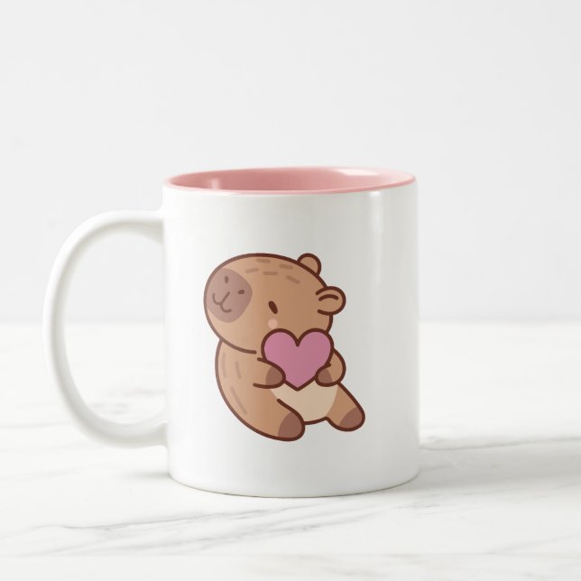 Capybara Två-Tonad Mugg (Vänster)