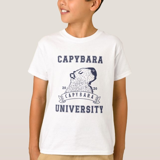 Capybara Universiteten T Shirt (Framsida)