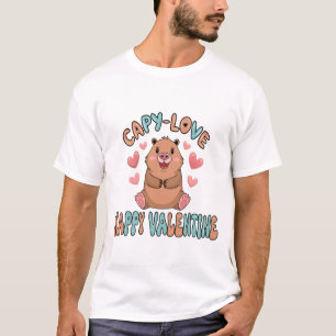 Capybara Valentine Shirt T