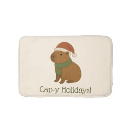 Capybara vid jul badrumsmatta