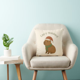 Capybara vid jul kudde