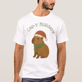 Capybara vid jul t shirt
