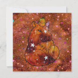 Capybara vid namn Dream Inbjudningar