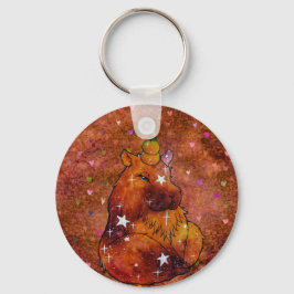 Capybara vid namn Dream Nyckelring