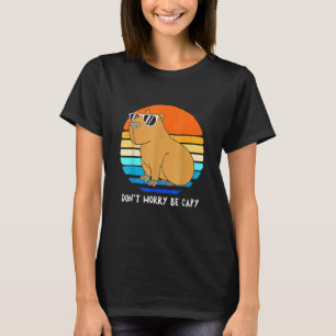 Capybara Vintage Retro, oroa dig inte för att vara T Shirt
