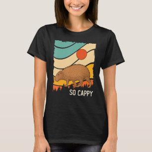 Capybara Vintage Retro Stil Vild Animal Capybara T Shirt