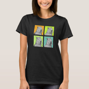 Capybara Vintage Sydamerika Rodent Grass Eater T Shirt