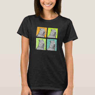 Capybara Vintage Sydamerika Rodent Grass Eater T Shirt