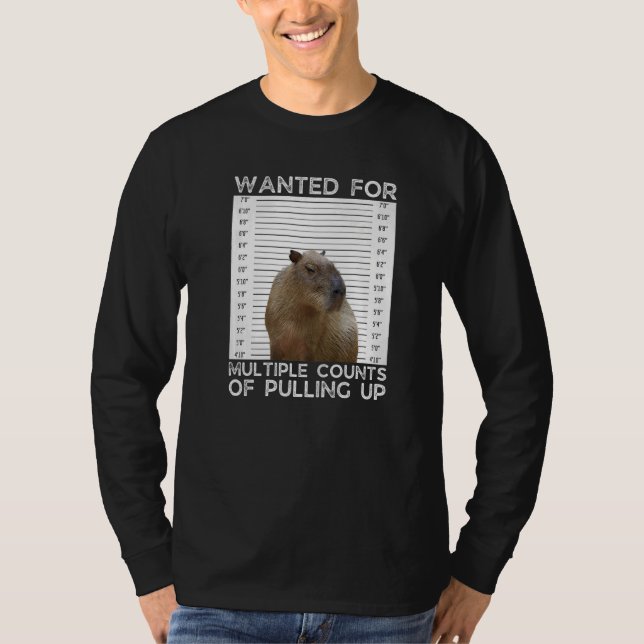Capybara Wanted for Multiple Counts of Pulling Up T Shirt (Framsida)