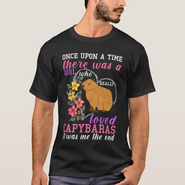 Capybara Women Love  Capybara T Shirt (Framsida)