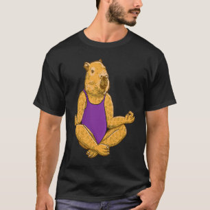 Capybara Yoga är meditets-workout T Shirt