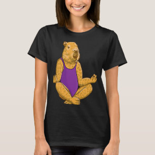 Capybara Yoga är meditets-workout T Shirt