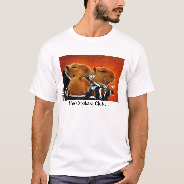 Capybaraklubb T-shirt (Framsida)