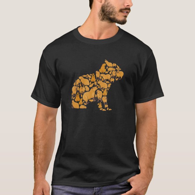 Capybaras Capybara T Shirt (Framsida)