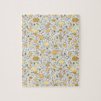 Capybaras i Gult Pussel