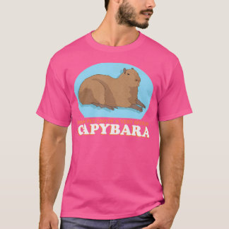 Capybaras Pet Pappa av en förstörd Capybara T Shirt