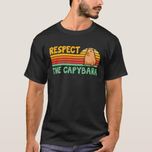 Capybaras respekterar kapybara Cavy Rodent Kids T Shirt