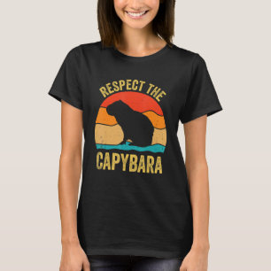 Capybaras Shirt respekterar Capybara Cavy Rodent L T