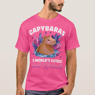 Capybaras World's Cutest Giant Rodents Capybar T Shirt
