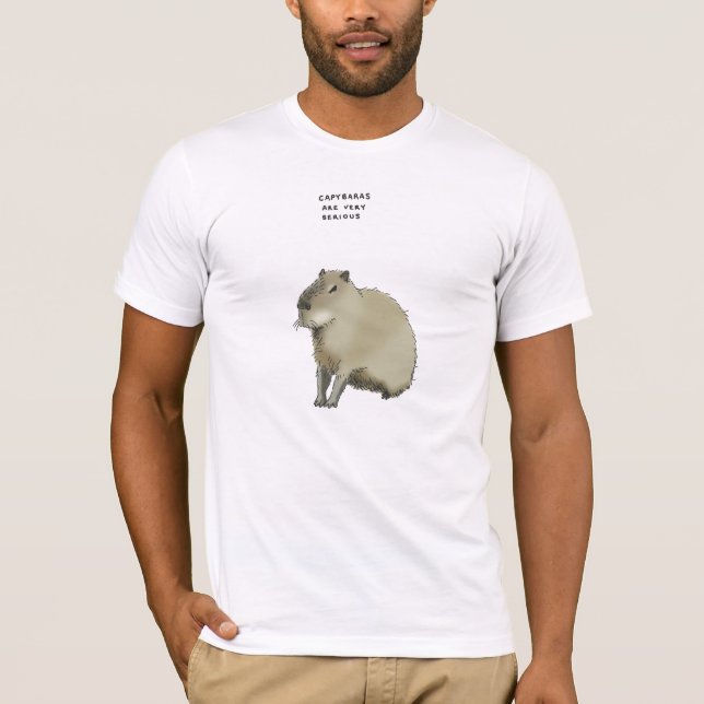 capybarasmåsaker tee shirt (Framsida)