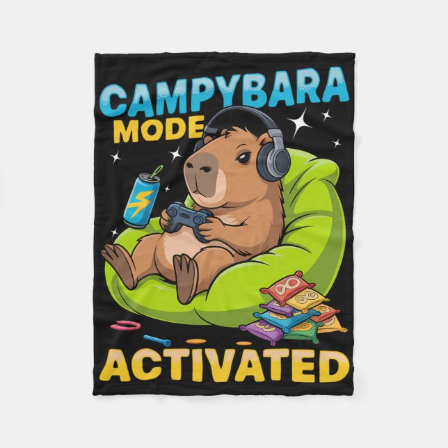 Capyra Gamer Gaming 2  Fleecefilt (Framsidan)