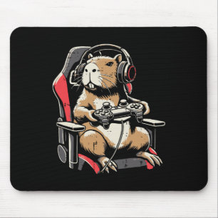 Capyra Gaming Stol Hörlurar Gamer Capy Män Pojkar Musmatta