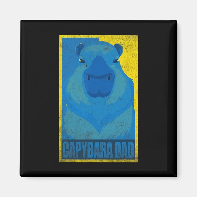 Capyra Pappa Hoppas Ukraina  Magnet (Framsidan)