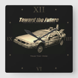 Car：Acrylic Wall Clock Fyrkantig Klocka