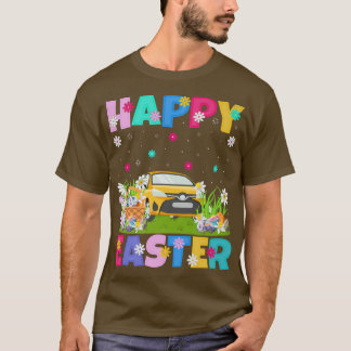 Car Älskare Glad påsk Bunny Car Påsk Söndag  T Shirt