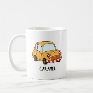 Car-amel Funny Candy Car Pun Kaffemugg