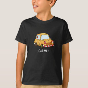 Car-amel Funny Candy Car Pun Mörk BG T Shirt