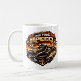 Car - BUILT FOR SPEED Kaffemugg