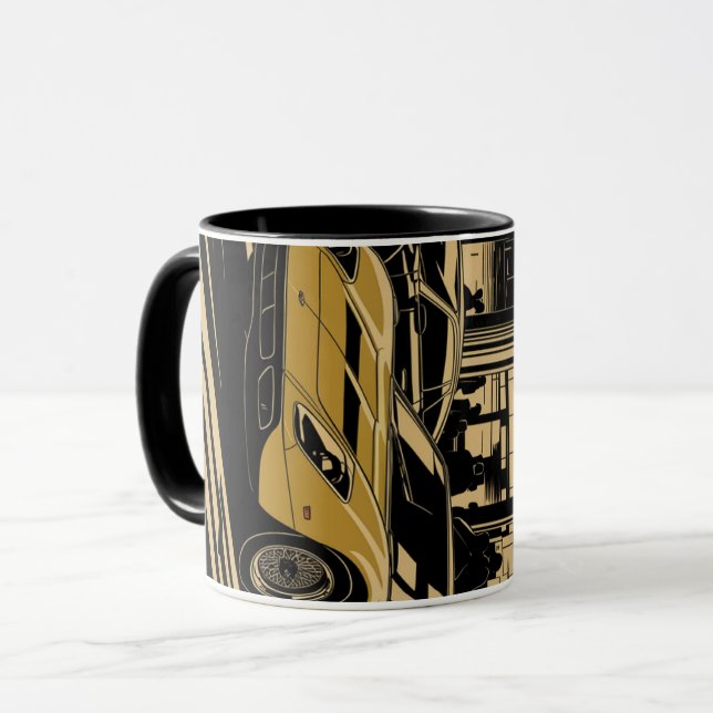 car coffee mug mugg (Framsida vänster)