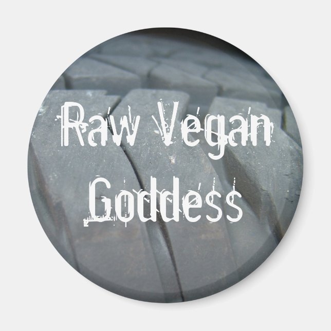 Car Däck Mag Magnet (Framsidan)