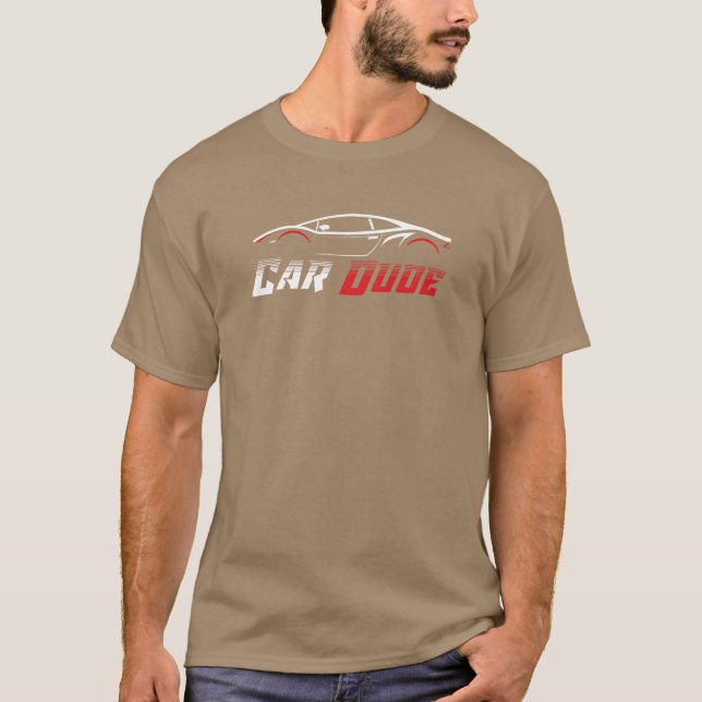 Car Dude Car Lovers Car Collector Drift Car Auto M T Shirt (Framsida)