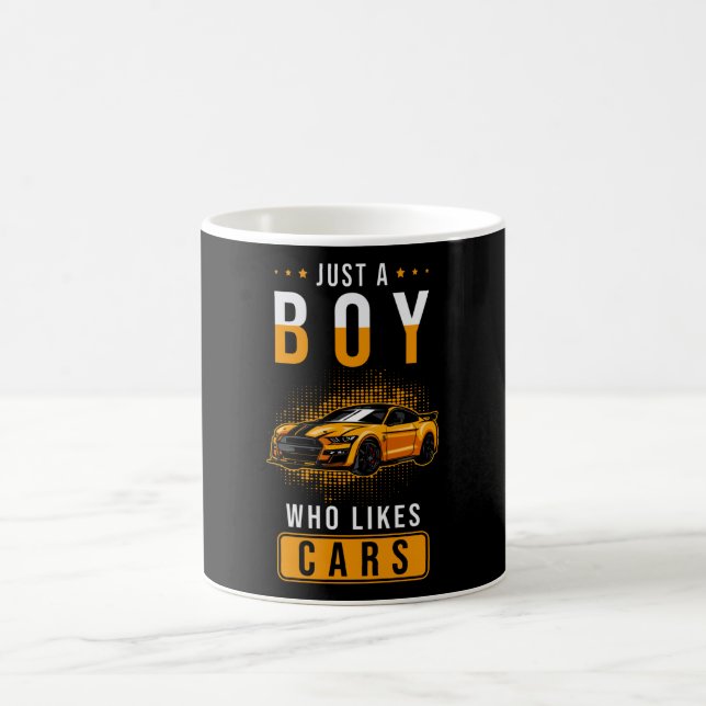 Car Fläkt Boy Say Funny Kaffemugg (Center)