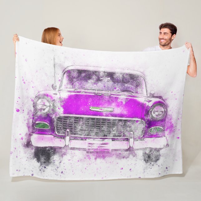 Car Fleece Blanket (På plats)