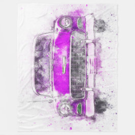 Car Fleece Blanket