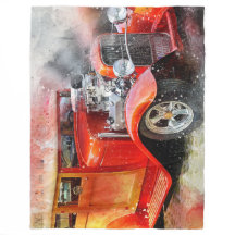 Car Fleece Blanket