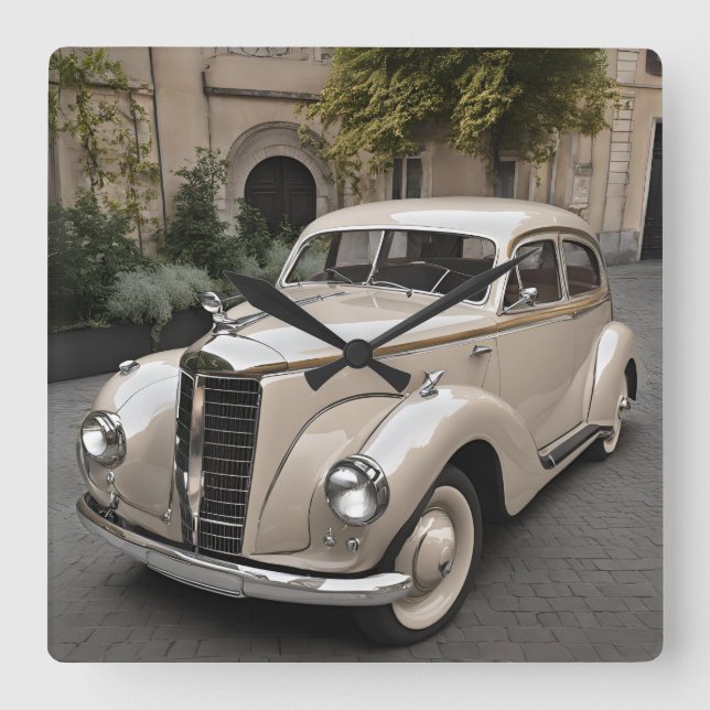 CAR FYRKANTIG KLOCKA (Framsida)