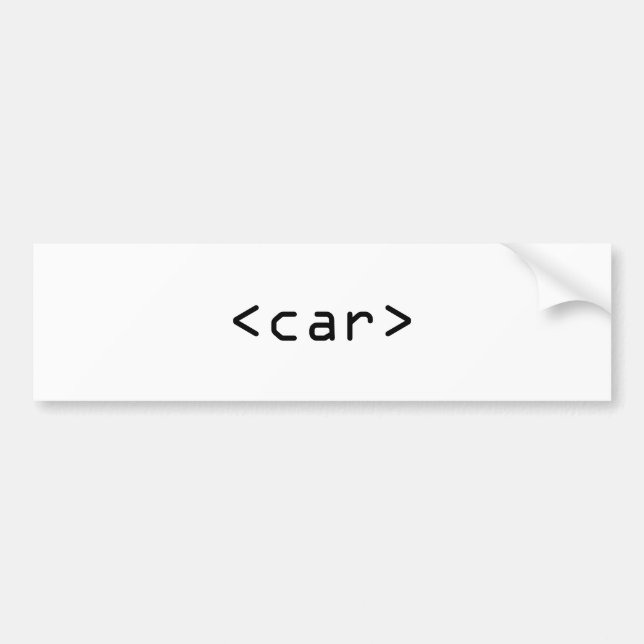 <car> Html-bildekal Bildekal (Framsidan)