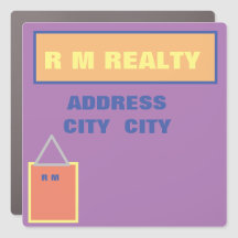 CAR MAGNET 7 x 7-rektangel