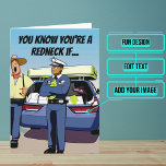 Car Mattress Funny Rednacke Joke Birthday Kort<br><div class="desc">Det här underbara kortet är unikt och färglöst och har ett underbart rödhals-skämt som säger att du vet att du är rödhals om du har en madrass på bilen. Den följs upp med ett hjärtligt budskap. Inuti har vi skrivit högernas meddelande för att prata just nu, men du kan anpassa...</div>