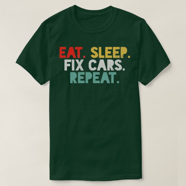 Car Mechanic  (4)  T Shirt (Design framsida)
