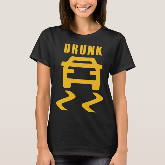 Car Mechanic Drunk Car Mechanic T Shirt (Framsida)