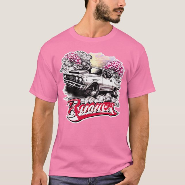 CAR MUSCLE JAPAN [Rammer] 002 T Shirt (Framsida)