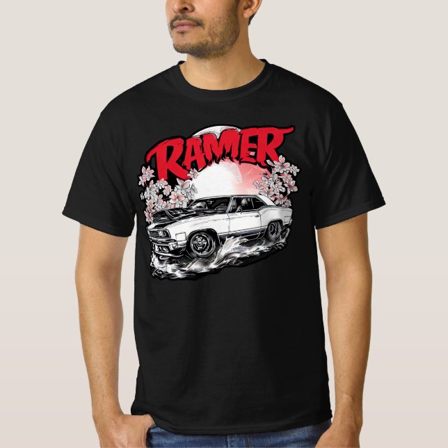CAR MUSCLE JAPAN [Rammer] 005 T Shirt (Framsida)