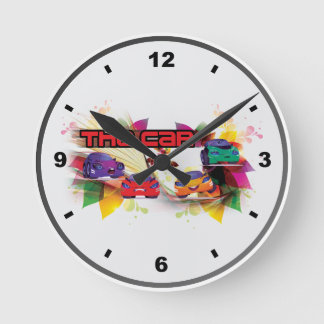 Car Of Clock Rund Klocka