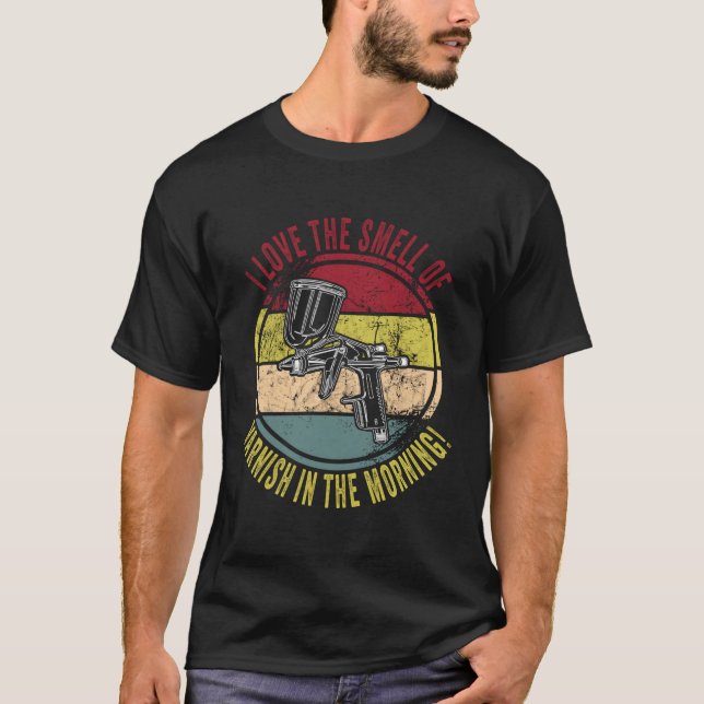 Car Painter T Shirt (Framsida)