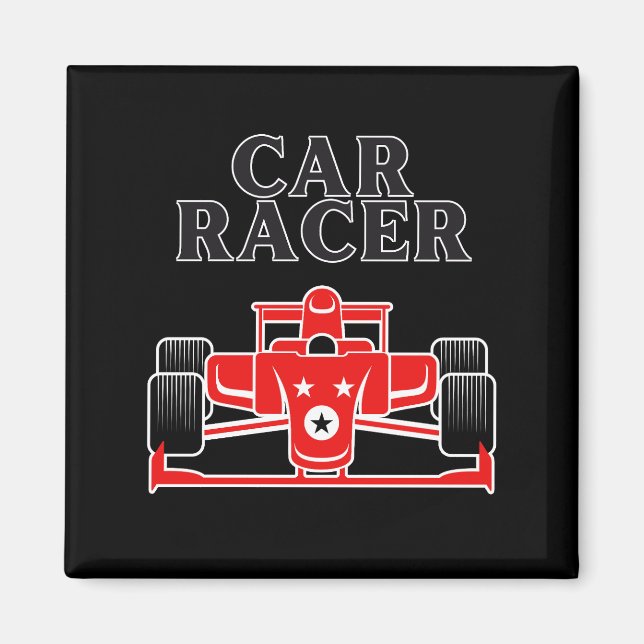 Car Racer Magnet (Framsidan)